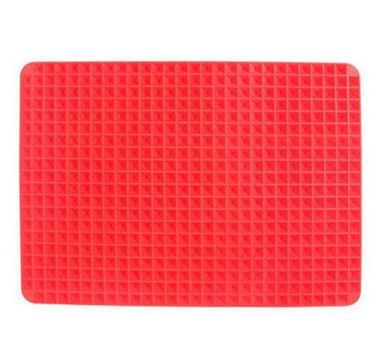 Non-Stick Silicone Pyramid Cooking Mat Baking Mat With Grid Versatile Oven BBQ Cooking Mat Heat-Resistant Mat Kitchen Tools Kitchen Gadgets